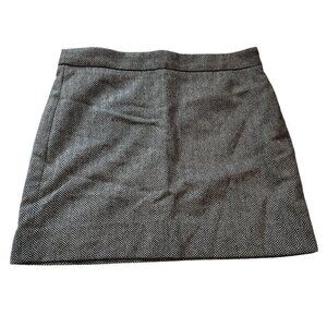 Vintage GAP | Wool Herringbone Mini Skirt | Size 8